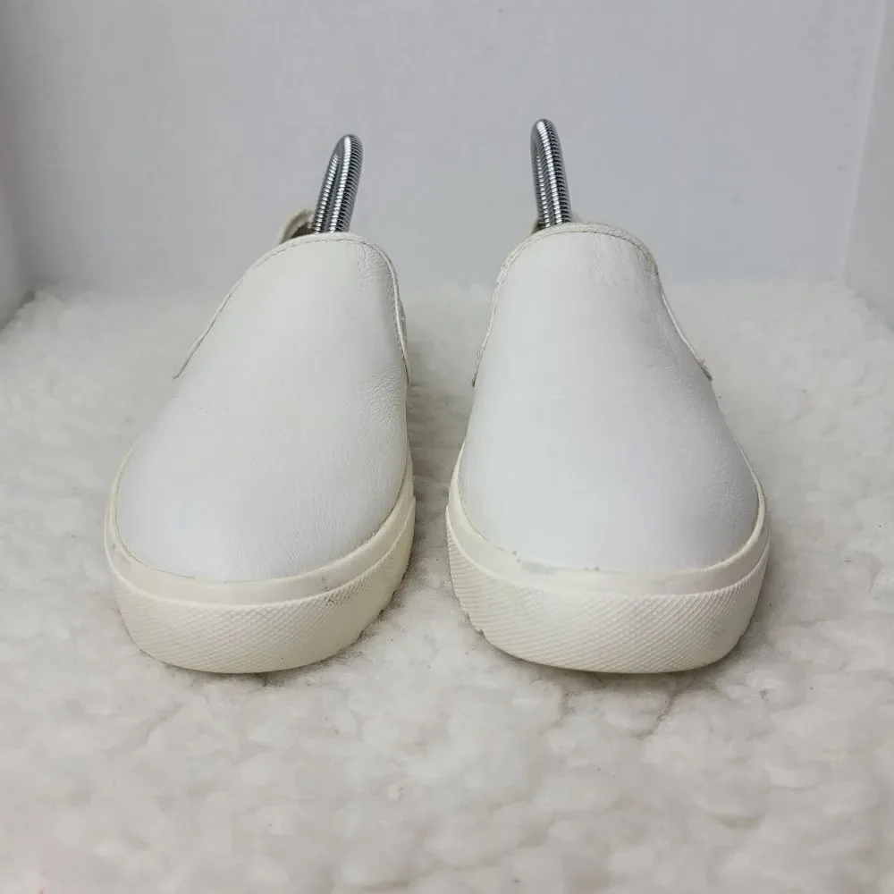 Sorel Campsneak Womens Size 8.5 Slip on Shoes White Leather